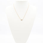 Christian Dior Clair D LUNE Necklace Pendant Choker Gold Logo Rhinestone — view 9