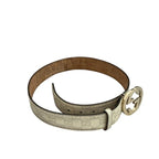 Gucci Interlocking Ivory Belt — view 3