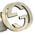 Gucci Interlocking Ivory Belt — view 5