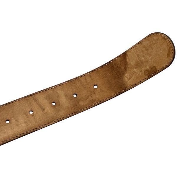 Gucci Interlocking Ivory Belt — view 7