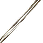 Chanel Pink Gold CC Logo Rhinestone Necklace — view 9