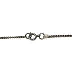 Chanel Silver CC Logo Necklace — view 2