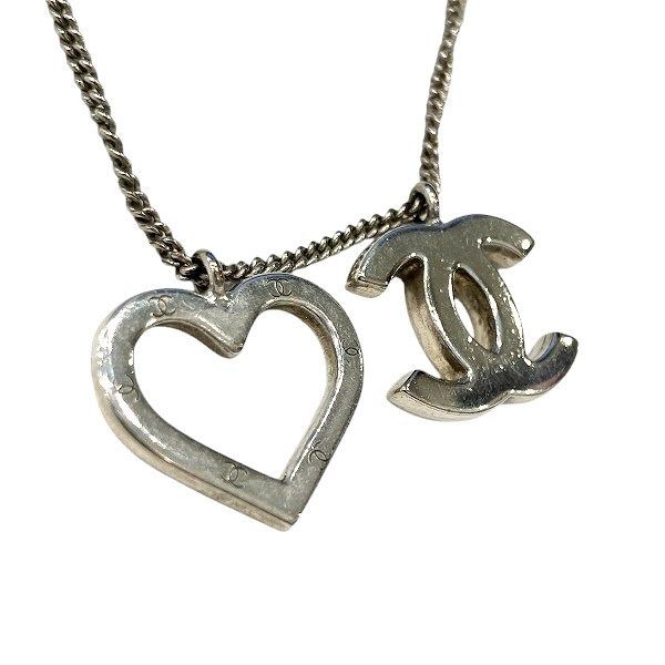 Chanel Silver CC Logo Necklace — view 6