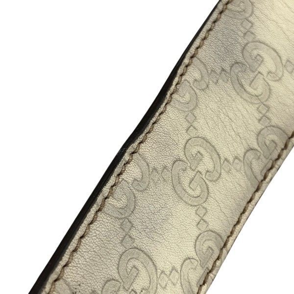 Gucci Interlocking Ivory Belt — view 8