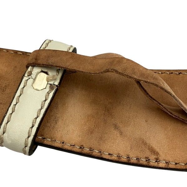 Gucci Interlocking Ivory Belt — view 9