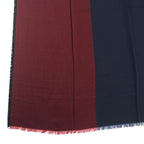 Hermes Carre 120 Cashmere Silk Blend Rouge Marine Kaki Large Shawl — view 7