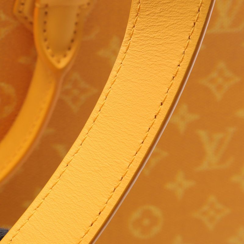 Louis Vuitton Tote Bag Sac Plat 24 H Yellow Leather — view 8