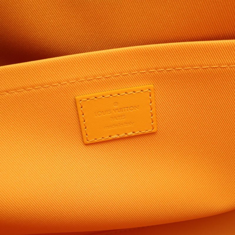 Louis Vuitton Tote Bag Sac Plat 24 H Yellow Leather — view 4