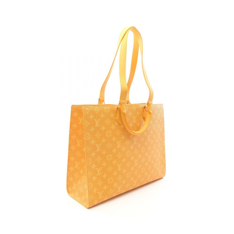 Louis Vuitton Tote Bag Sac Plat 24 H Yellow Leather — view 2