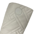Hermes Fuji Boots Long Shoes Leather Ivory Exlibris Quilting — view 9
