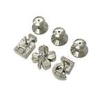 Chanel Brooch Corsage Silver 3 Piece Set Clover Bottle No.5 Pin — view 5