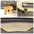 Louis Vuitton Sologne Shoulder Bag Monogram Canvas Brown Gold Hardware — view 9