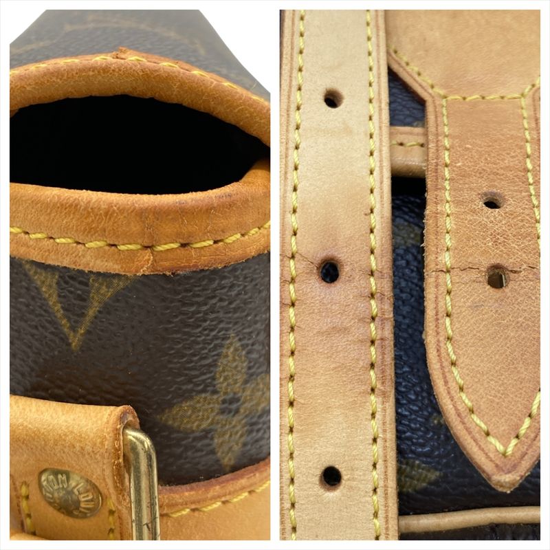 Louis Vuitton Sologne Shoulder Bag Monogram Canvas Brown Gold Hardware — view 8