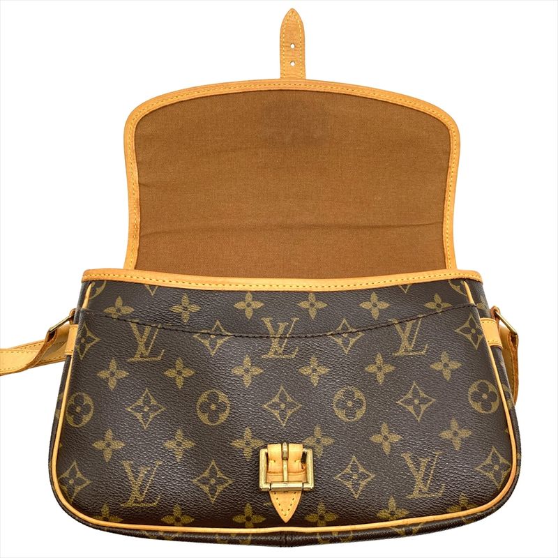 Louis Vuitton Sologne Shoulder Bag Monogram Canvas Brown Gold Hardware — view 6