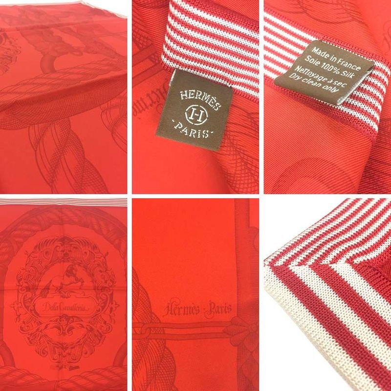Hermes Scarf Carre 70 Della Cavalleria Silk New — view 2