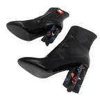 Louis Vuitton Silhouette Line Monogram Boots Short Shoes Leather Black — view 6
