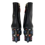 Louis Vuitton Silhouette Line Monogram Boots Short Shoes Leather Black — view 5