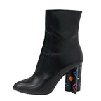 Louis Vuitton Silhouette Line Monogram Boots Short Shoes Leather Black — view 3