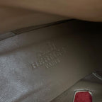 Hermes Boots Short Shoes Suede Red Silver Kelly Hardware — view 7