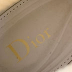 Christian Dior Sneakers Shoes Fabric Leather Gold White Socks Logo Line — view 7