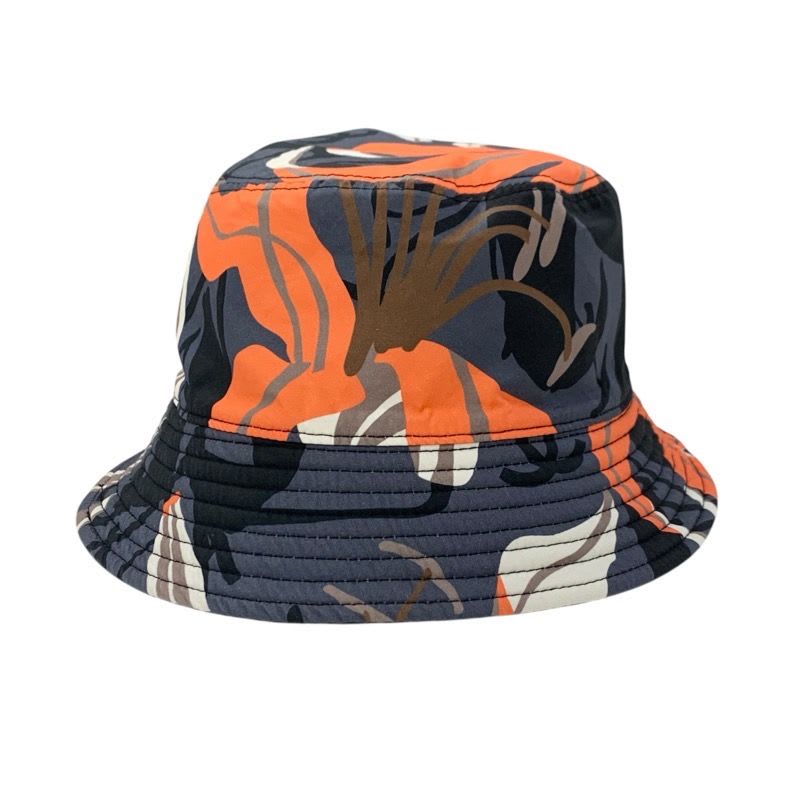 Chanel Hat Cotton Black Multicolor Coco Mark Bucket Reversible — view 4