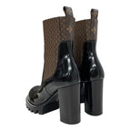 Louis Vuitton Star Trail Line Monogram Boots Short Shoes Leather Patent — view 4
