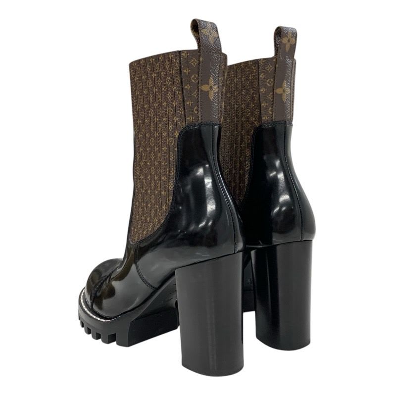 Louis Vuitton Star Trail Line Monogram Boots Short Shoes Leather Patent — view 4