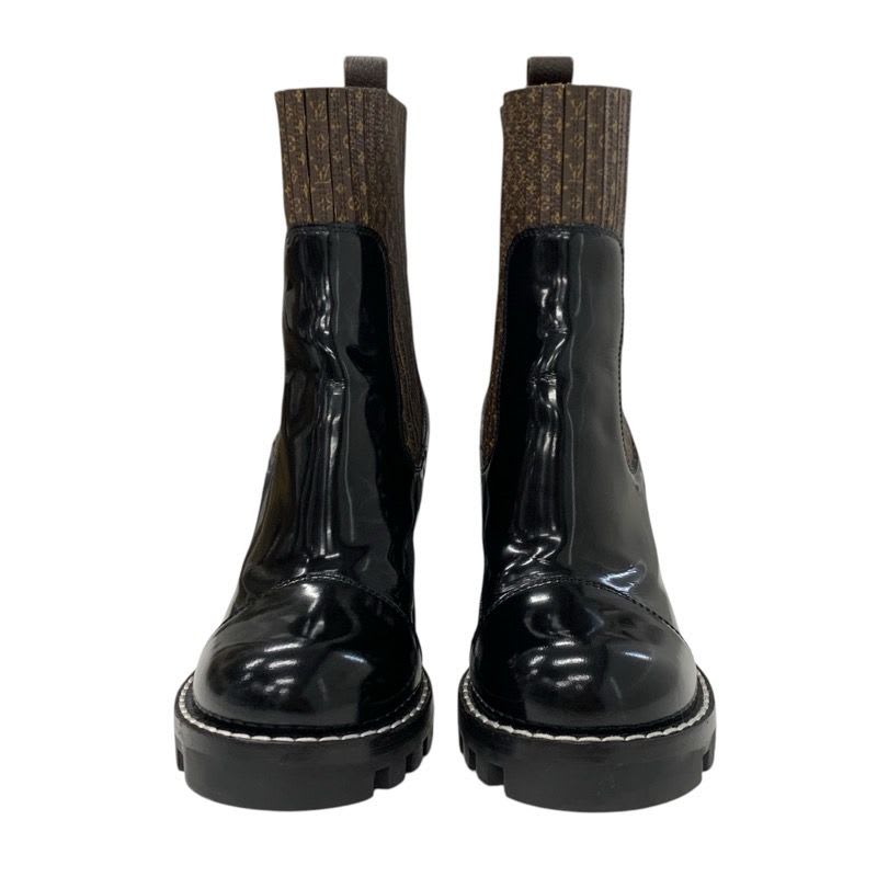 Louis Vuitton Star Trail Line Monogram Boots Short Shoes Leather Patent — view 2
