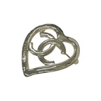 Chanel Brooch Corsage Gold Coco Mark Logo Heart — view 3