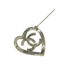 Chanel Brooch Corsage Gold Coco Mark Logo Heart — view 5