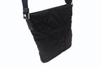 Saint Laurent Nylon Shoulder Bag Black Navy Silver — view 4