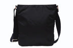 Saint Laurent Nylon Shoulder Bag Black Navy Silver — view 2