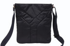 Saint Laurent Nylon Shoulder Bag Black Navy Silver — view 3