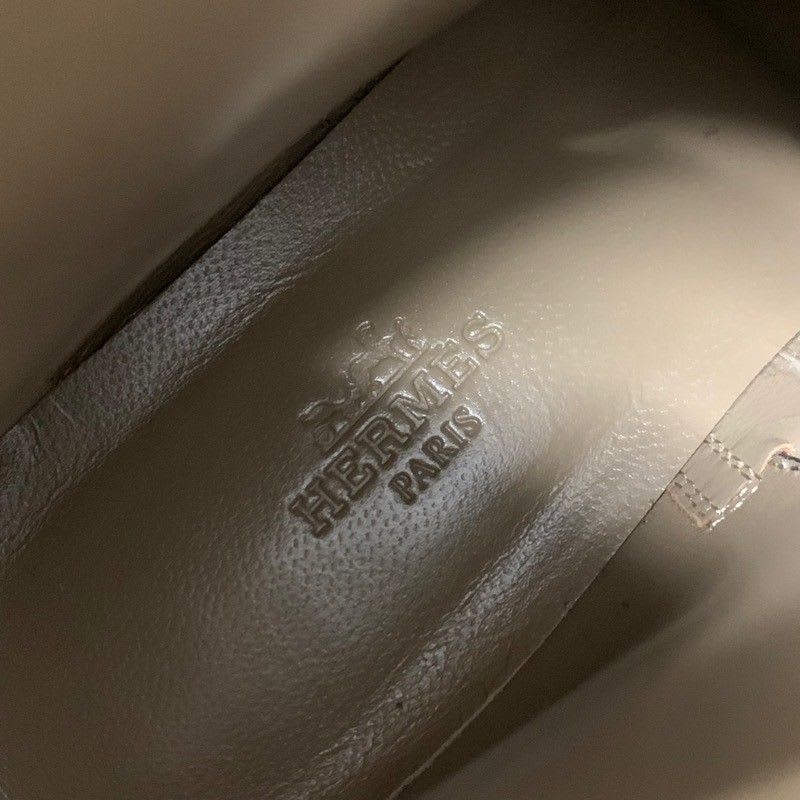 Hermes Neo Boots Short Shoes Leather Black Silver Kelly Hardware — view 7