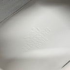 Hermes Bouncing Sneakers Shoes Fabric Suede Beige White — view 7