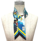 Hermes Twilly WOW S Spring Summer 2021 American Comic Book Style Tie — view 2