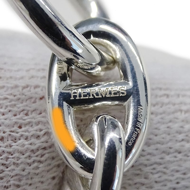Hermes Bracelet Chaine D'ancre PM SV 925 16 Frames Silver Jewelry — view 7