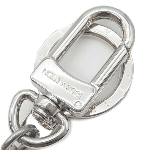 Louis Vuitton Key Holder Porte Cles Initiative Metal Silver Charm — view 3