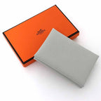 Hermes Calvi Duo Card Case Coin Business Holder Chevre — view 3