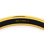 Hermes Bangle Emile PM Metal Cloisonne Multicolor and Gold Hardware — view 6