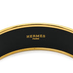 Hermes Bangle Emile GM Cloisonne Navy and Multicolor Gold Hardware Blue — view 6