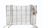 Chanel CC Logo Icon Acrylic Box Beads Chain Shoulder Bag Clear — view 2
