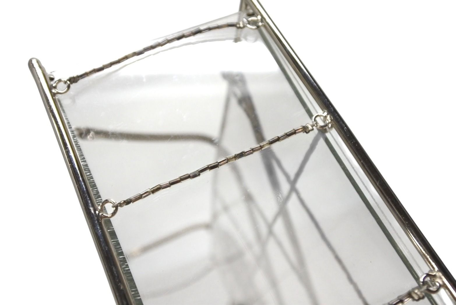 Chanel CC Logo Icon Acrylic Box Beads Chain Shoulder Bag Clear — view 6