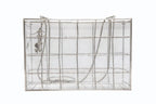 Chanel CC Logo Icon Acrylic Box Beads Chain Shoulder Bag Clear — view 3