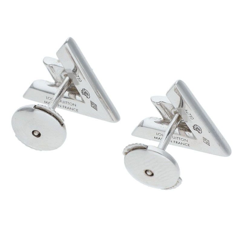 Louis Vuitton Volto One 18 kwg Diamond Earrings — view 3