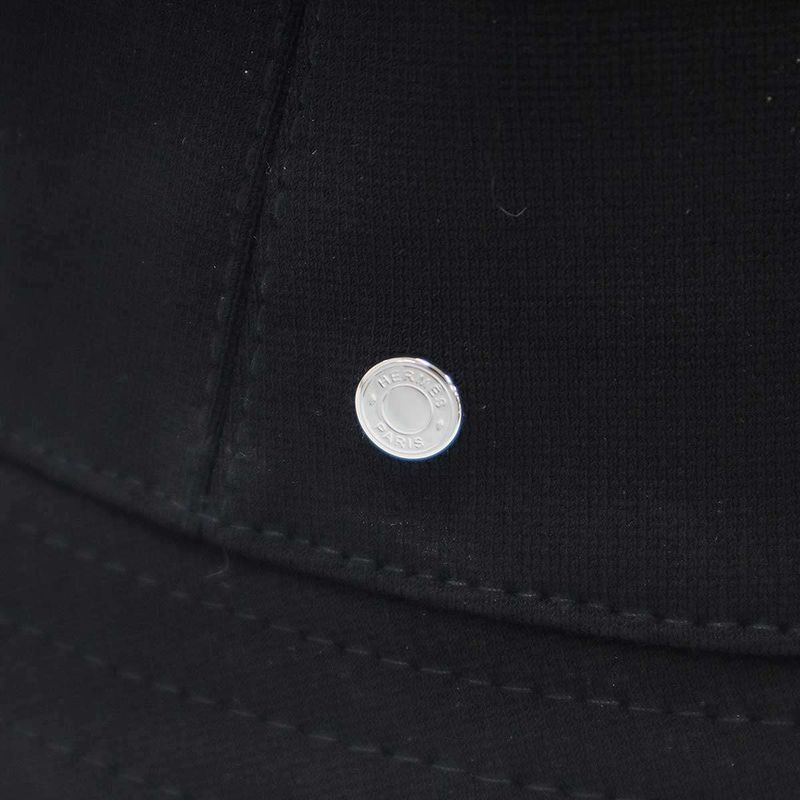 Hermes Calvi Hat Galvi Bucket N Black 58 — view 6