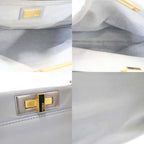 Fendi Peekaboo Bag Medium 2 Wayleather Shoulder 8 Bn226 Blue — view 8