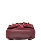 Gucci Bamboo Backpack 003 2058 0016 Purple Suede — view 3
