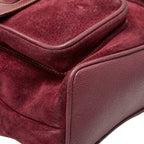Gucci Bamboo Backpack 003 2058 0016 Purple Suede — view 5