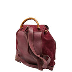 Gucci Bamboo Backpack 003 2058 0016 Purple Suede — view 2